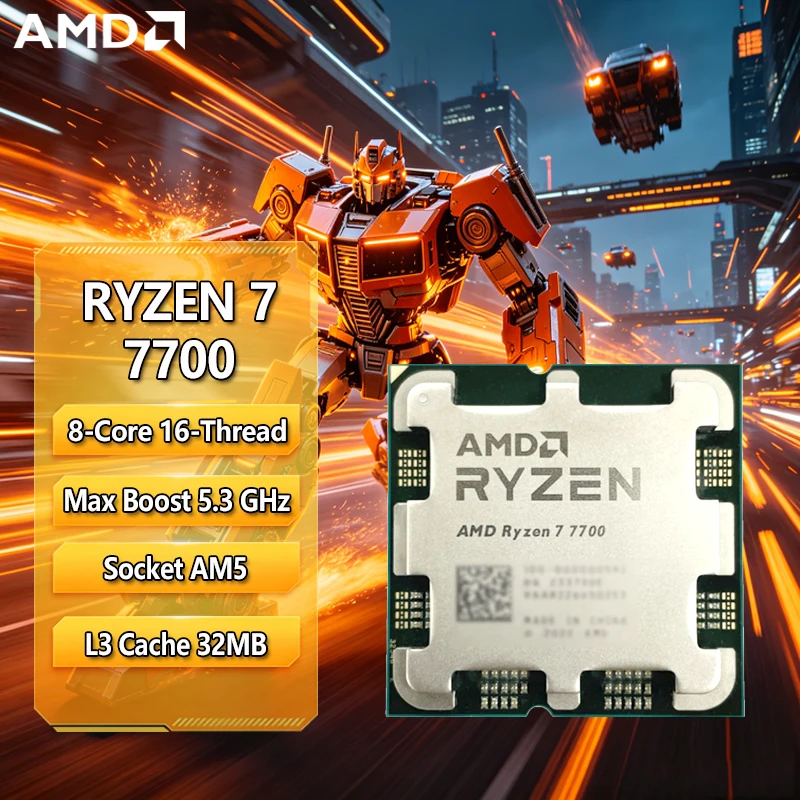 Amd Cpu Ryzen 7 - Procesador AMD Ryzen 7 7700 R7