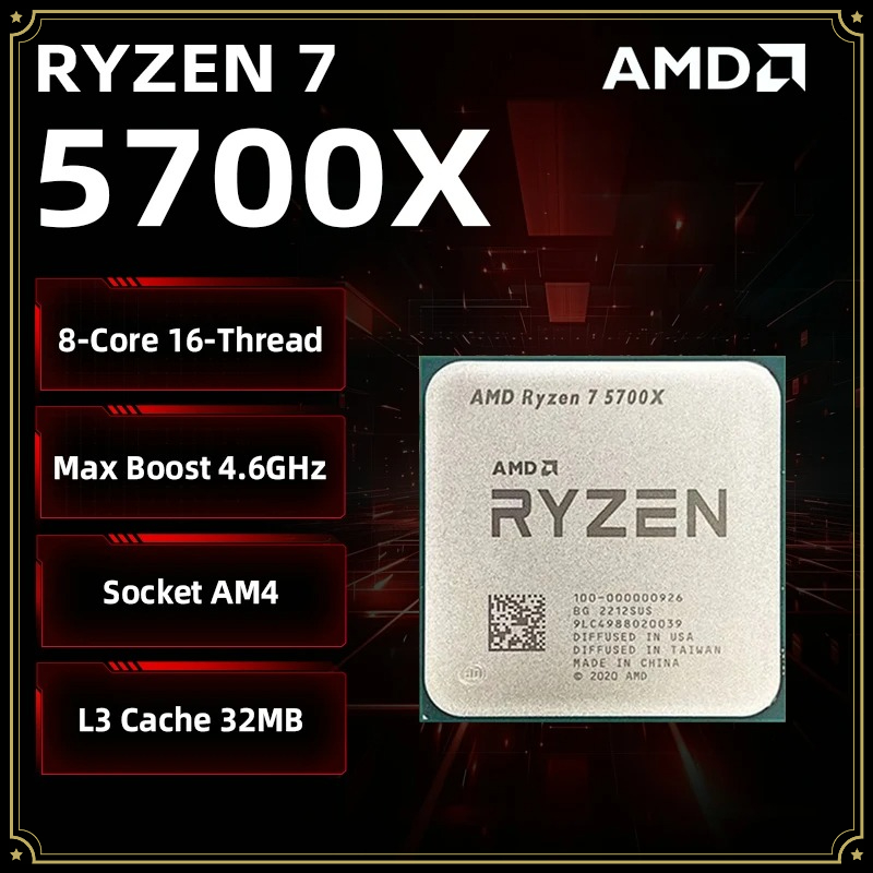 Amd Cpu Ryzen 7 - Procesador AMD Ryzen 7 5700X R7