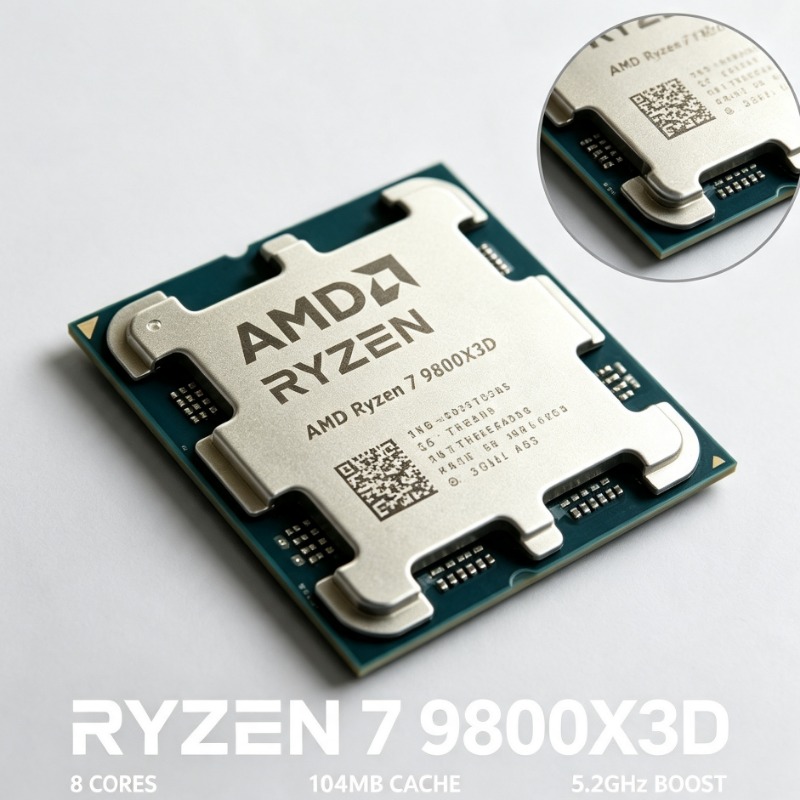 Amd Cpu Ryzen 7 - Procesador para Juegos en Línea, Multi-thread,