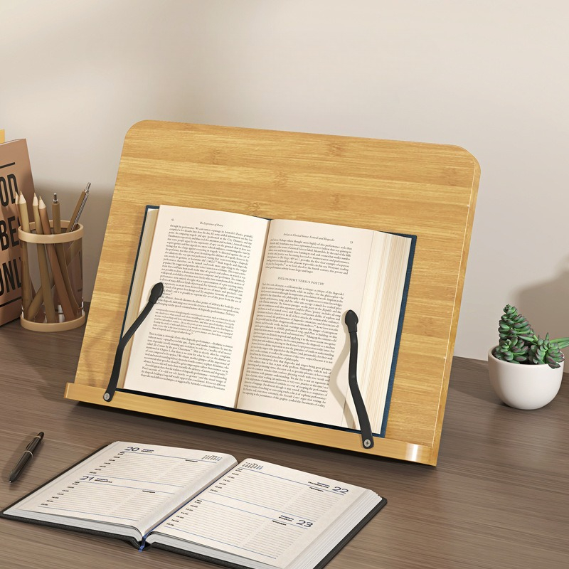 Laptop Accessories Holder - Soporte de Lectura de Madera, Soporte