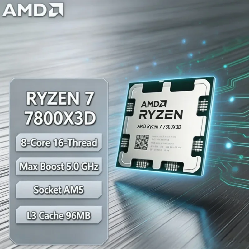 Amd Cpu Ryzen 7 - CPU AMD Ryzen 7 7800X3D de