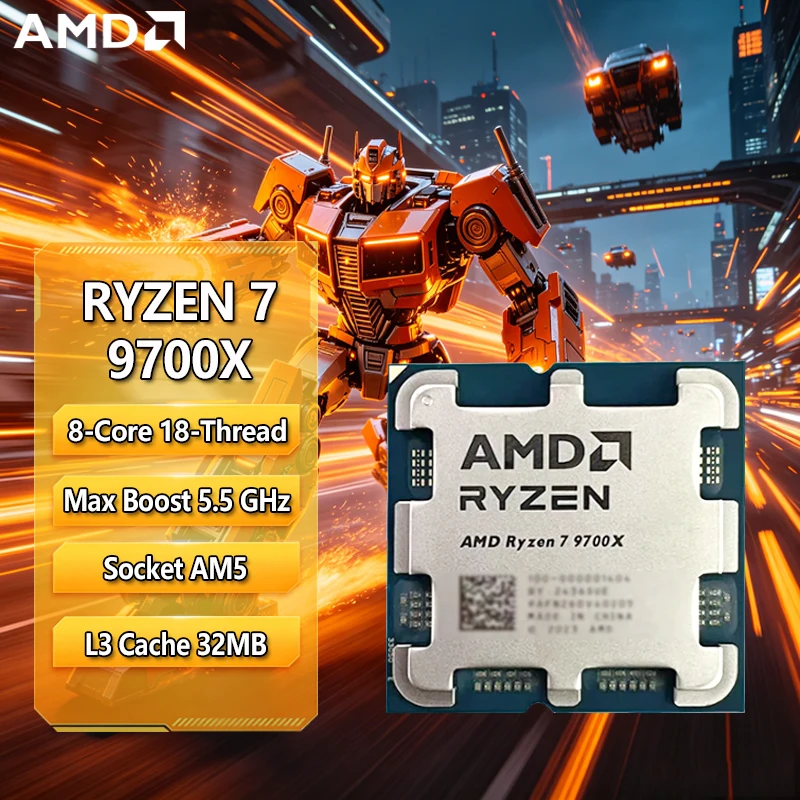 Amd Cpu Ryzen 7 - Procesador AMD Ryzen 7 9700X, CPU