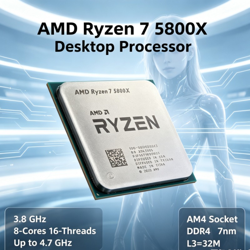 Amd Cpu Ryzen 7 - CPU AMD Ryzen 7 5800X R7