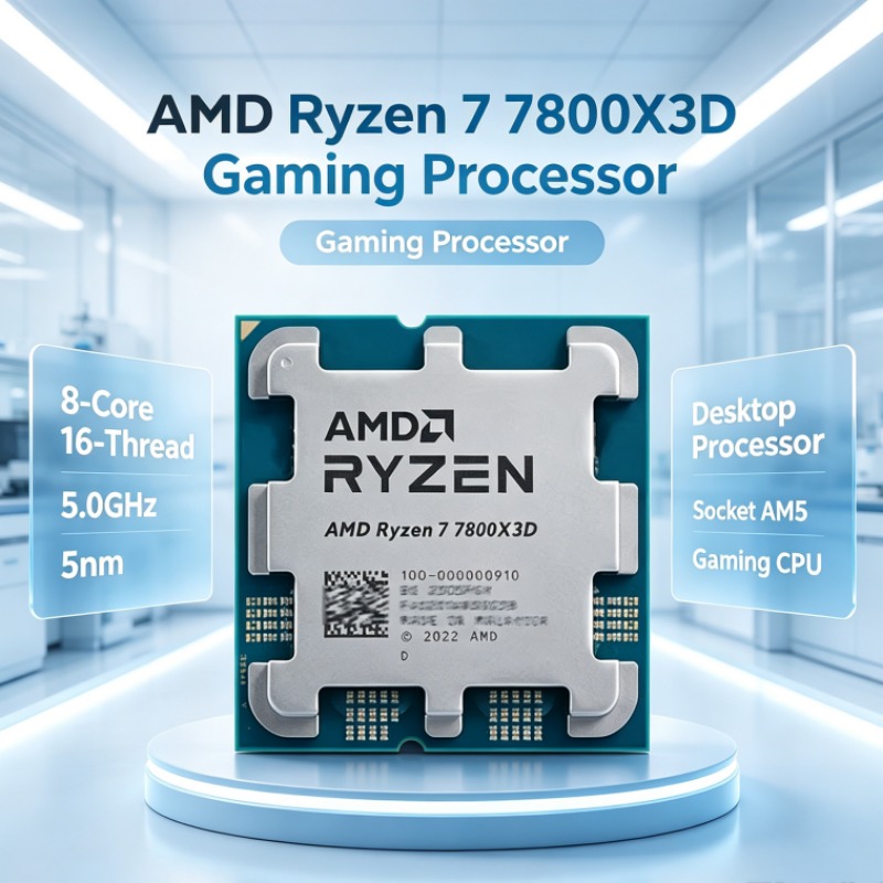 Amd Cpu Ryzen 7 - Procesador AMD Ryzen 7 R7 7800X3D,