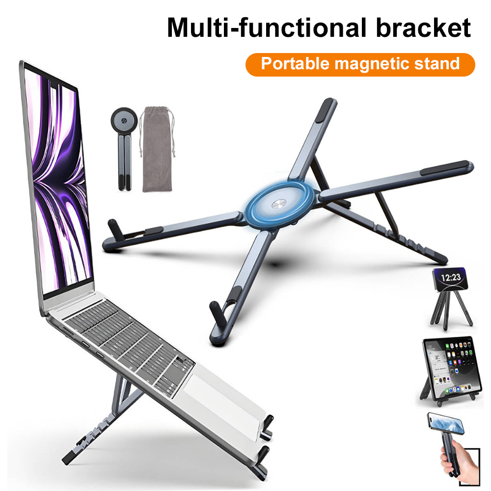Laptop Accessories Holder - Soporte Magnético Portátil para Teléfono y