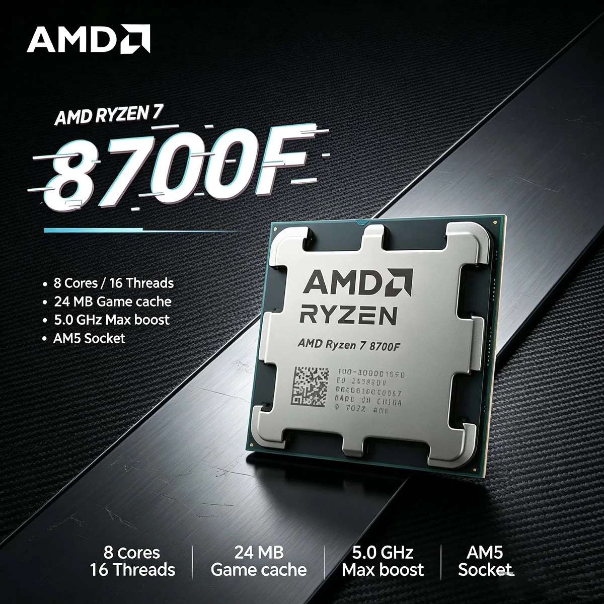 Procesador AMD Ryzen 7 8700F,  - Amd Cpu Ryzen 7 reseña y precio
