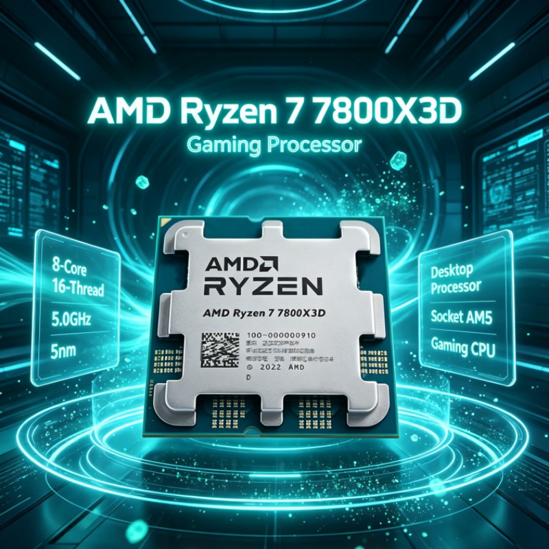 AMD R7 7800X3D Ryzen 7 AM5 CPU - Amd Cpu Ryzen 7 reseña y precio