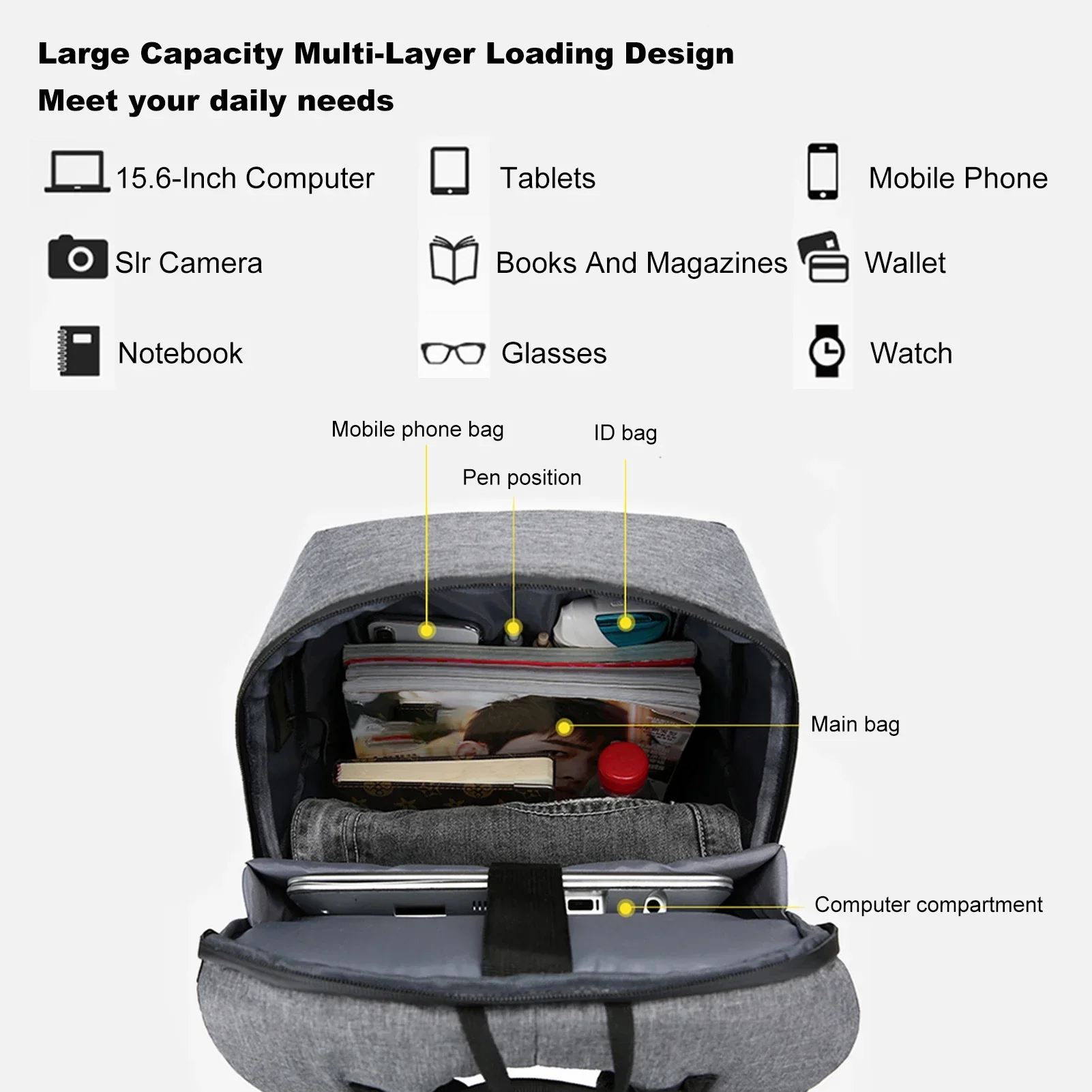 Mochila para portátil de 17 pu - Laptop Accessories Holder reseña y precio