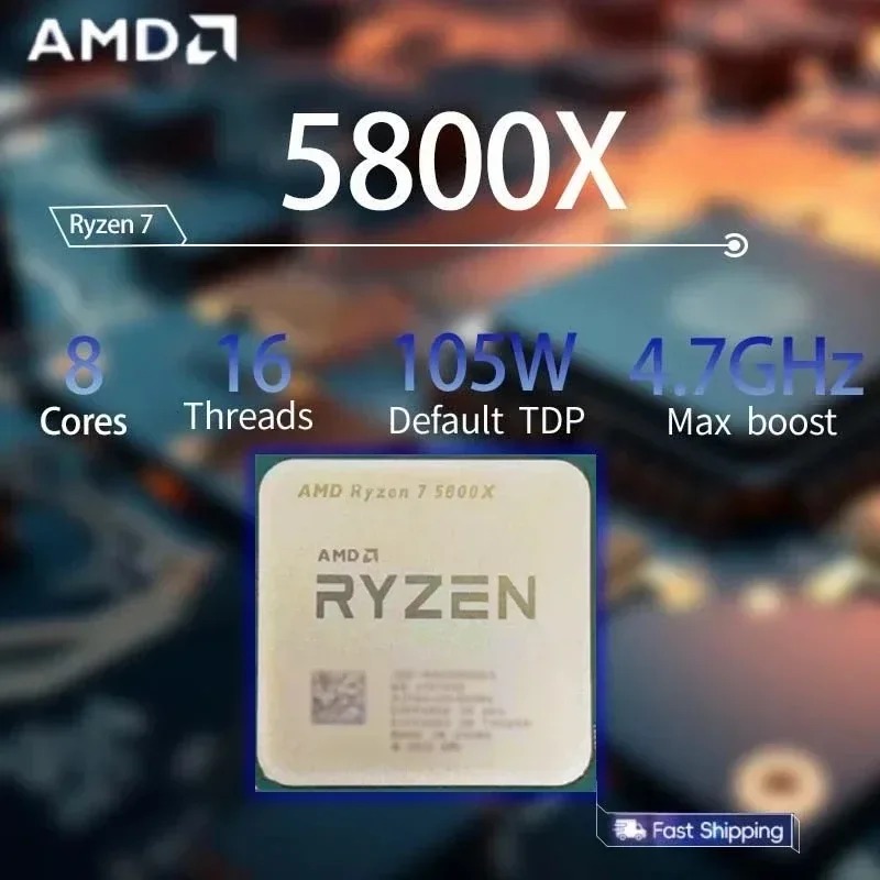 Procesador AMD Ryzen 7 5800X d - Amd Cpu Ryzen 7 reseña y precio