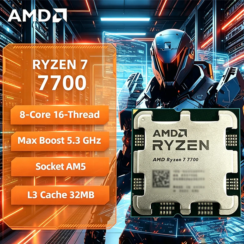 Procesador AMD Ryzen 7 7700 R7 - Amd Cpu Ryzen 7 reseña y precio