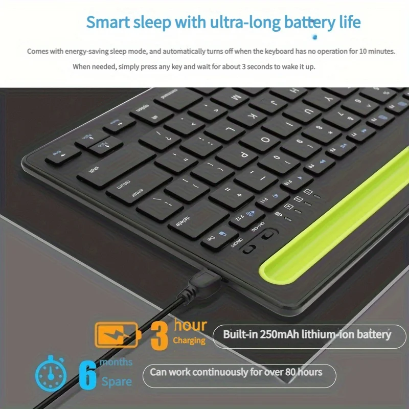 Teclado Bluetooth Compatible c - Laptop Accessories Holder reseña y precio