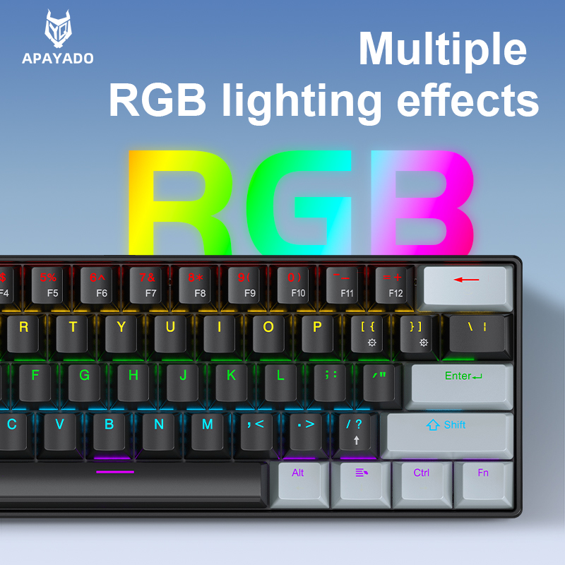 APAYADO K61 Mini teclado mecán - Laptop Accessories Uk reseña y precio