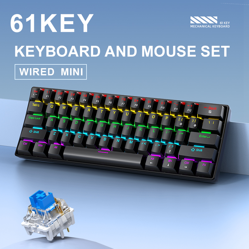 APAYADO K61 Mini teclado mecán - Laptop Accessories Uk reseña y precio