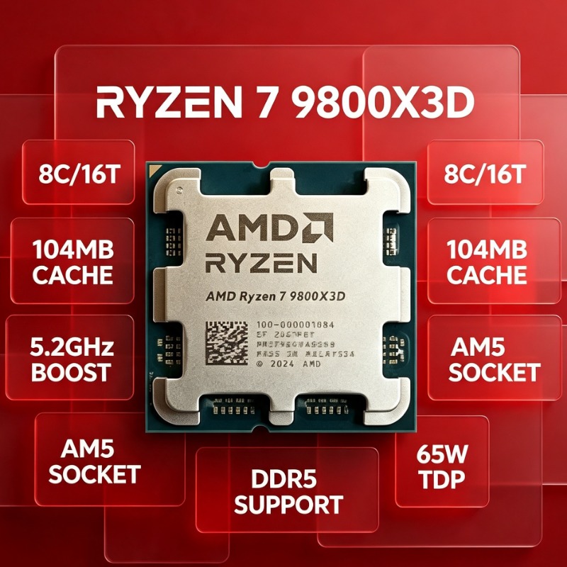 Procesador para Juegos en Líne - Amd Cpu Ryzen 7 reseña y precio