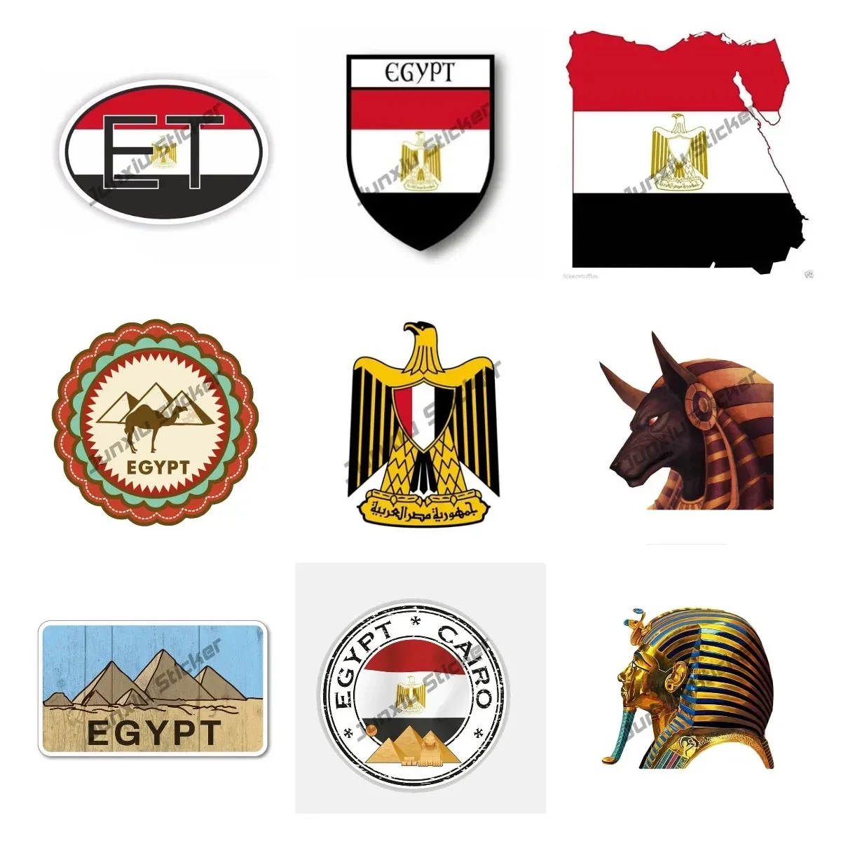 Calcomanía de la bandera de Eg - Laptop Accessories Egypt reseña y precio