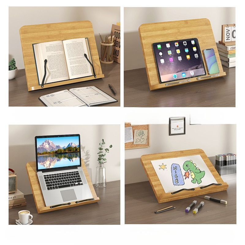 Soporte de Lectura de Madera,  - Laptop Accessories Holder reseña y precio
