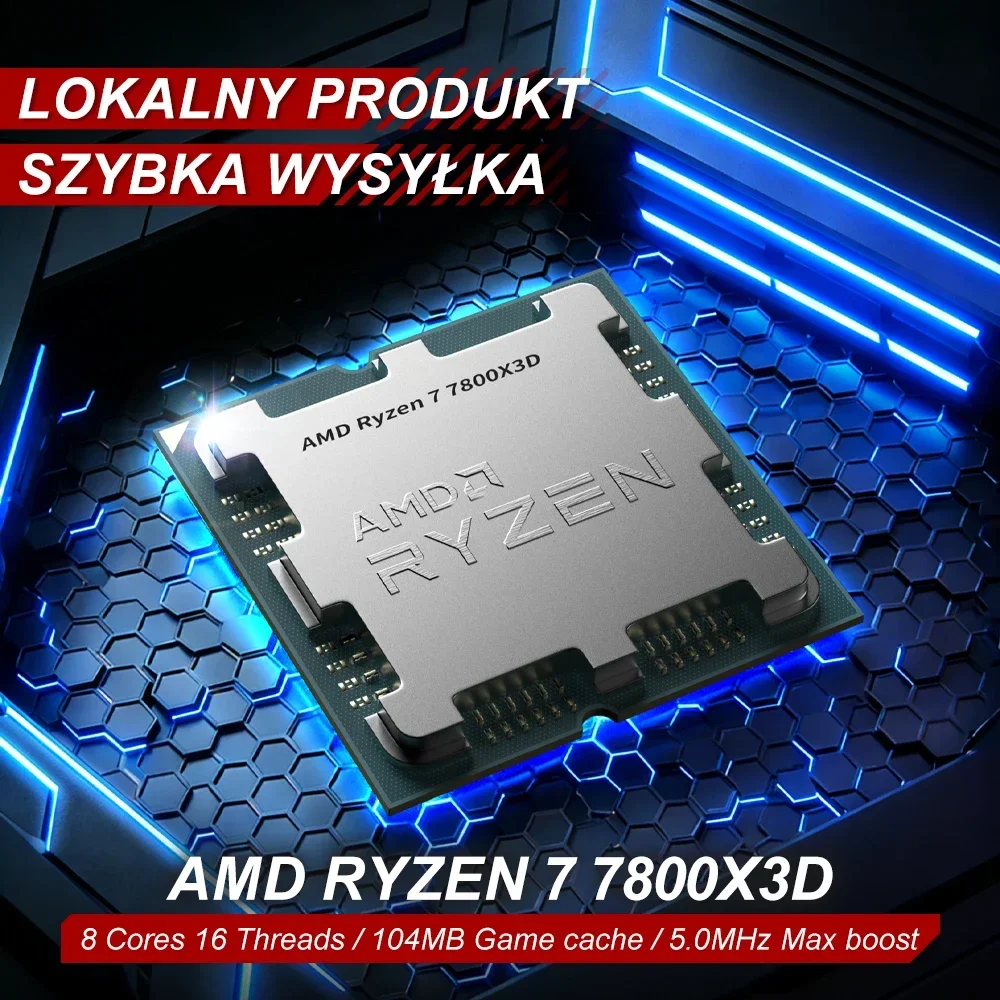 CPU AMD Ryzen 7 7800X3D de 8 N - Amd Cpu Ryzen 7 reseña y precio