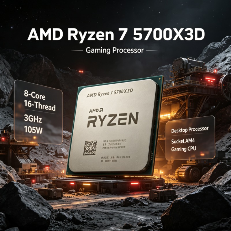 CPU AMD Ryzen 7 5700X3D para c - Amd Cpu Ryzen 7 reseña y precio