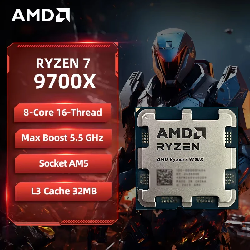 Procesador AMD Ryzen 7 9700X,  - Amd Cpu Ryzen 7 reseña y precio