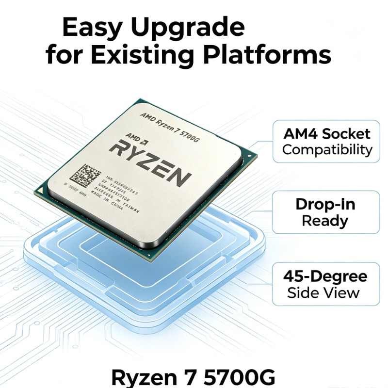 CPU AMD Ryzen 7 5700G, Socket  - Amd Cpu Ryzen 7 reseña y precio