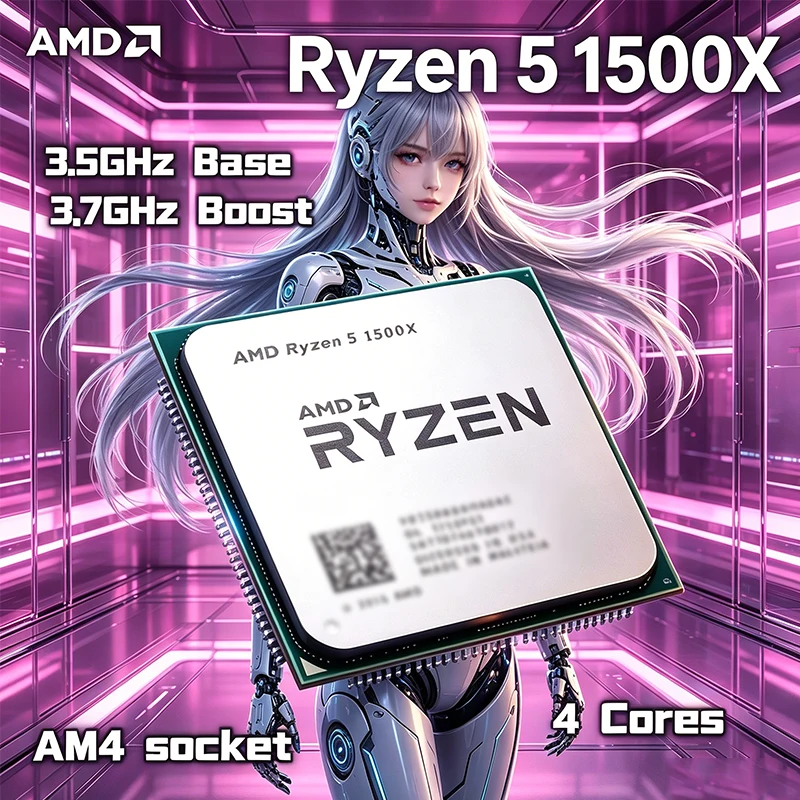 Procesador AMD Ryzen 5 1500X,  - Amd Cpu Ryzen 7 reseña y precio