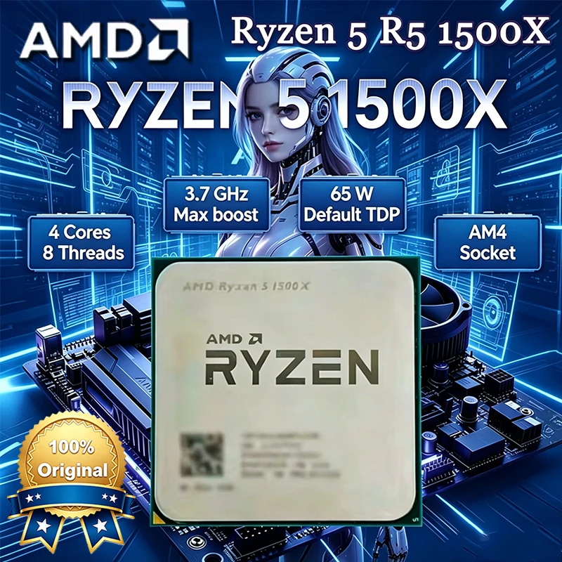 Procesador AMD Ryzen 5 1500X,  - Amd Cpu Ryzen 7 reseña y precio