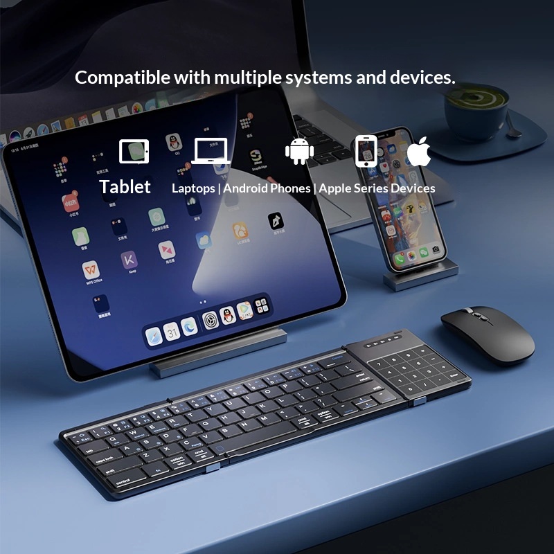 Teclado inalámbrico Bluetooth  - Laptop Accessories Holder reseña y precio