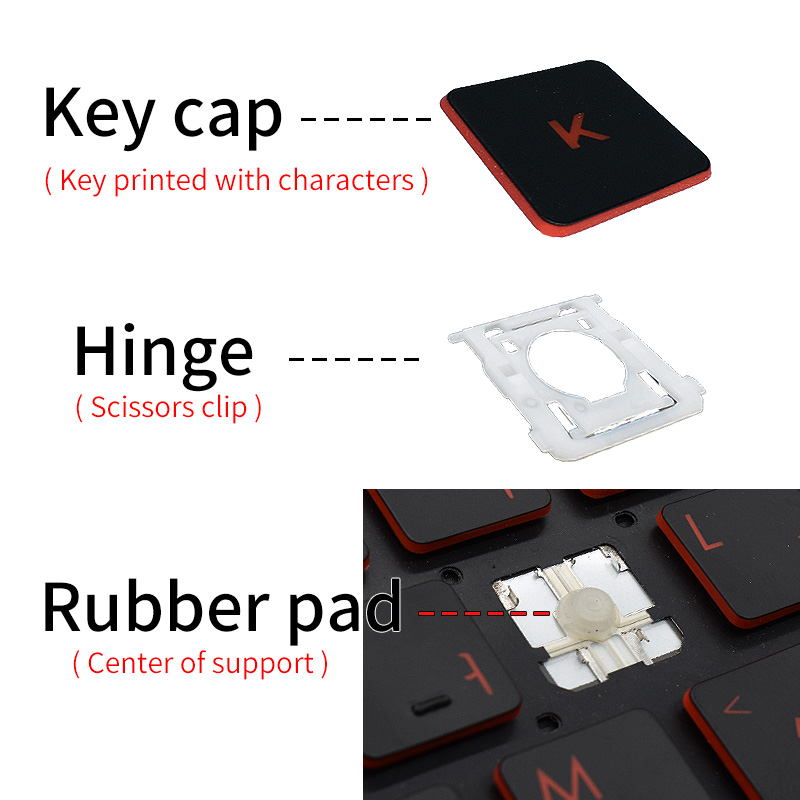 Tecla de repuesto, clip de tij - Laptop Accessories Uk reseña y precio