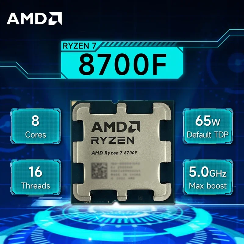 CPU AMD Ryzen 7 8700F R7 8700F - Amd Cpu Ryzen 7 reseña y precio