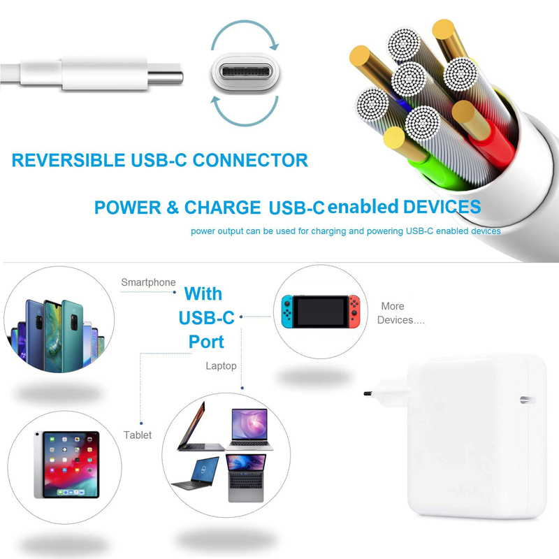 118W 61W 87W 96W USB-C adaptad - Laptop Accessories Uk reseña y precio